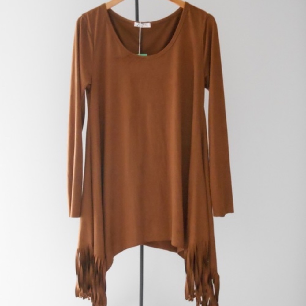 Rodeo Fringe suede TOP - ONLY 1 LEFT!